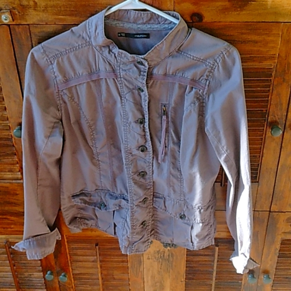 Maurices light purple lightweight cotton jacket medium